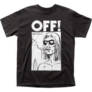 OFF! Boyfriend Graphic Band T-Shirt Vintage Rock N Roll Retro Tee 84